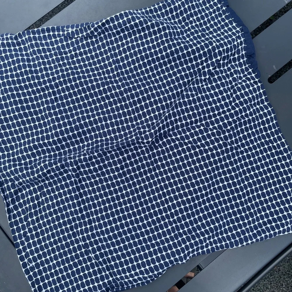 Set - Navy blue West Elm Euro Sham